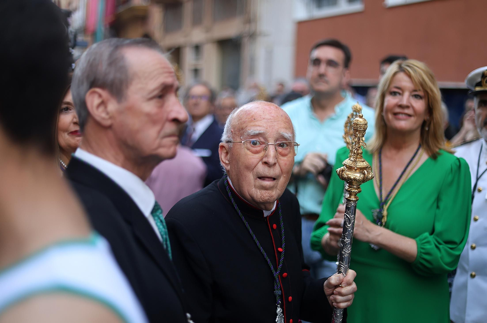 Imágenes de la procesión extraordinaria de la Virgen de la Esperanza por las calles de Huelva