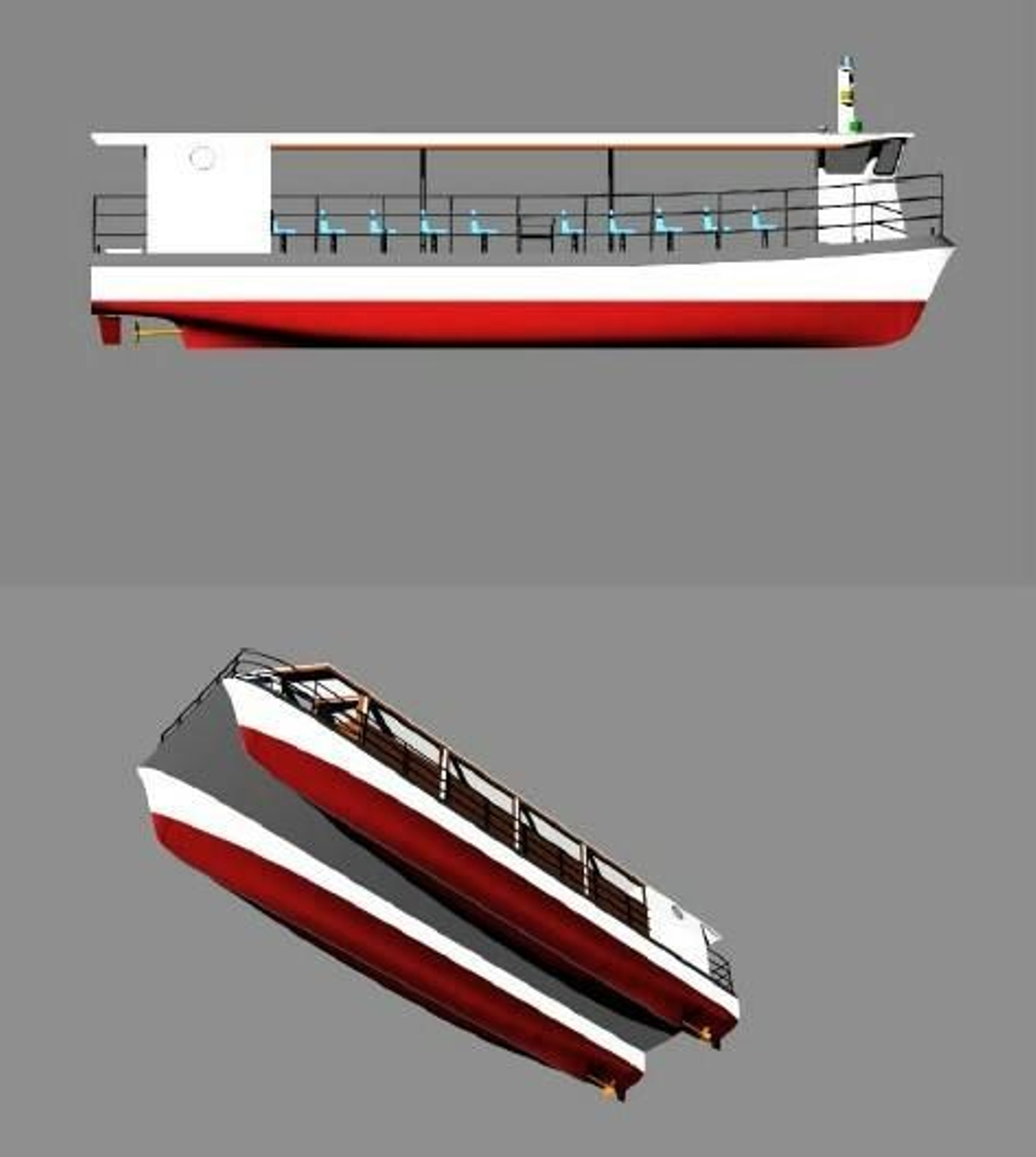 Recreación del barco solar de Hornachuelos.