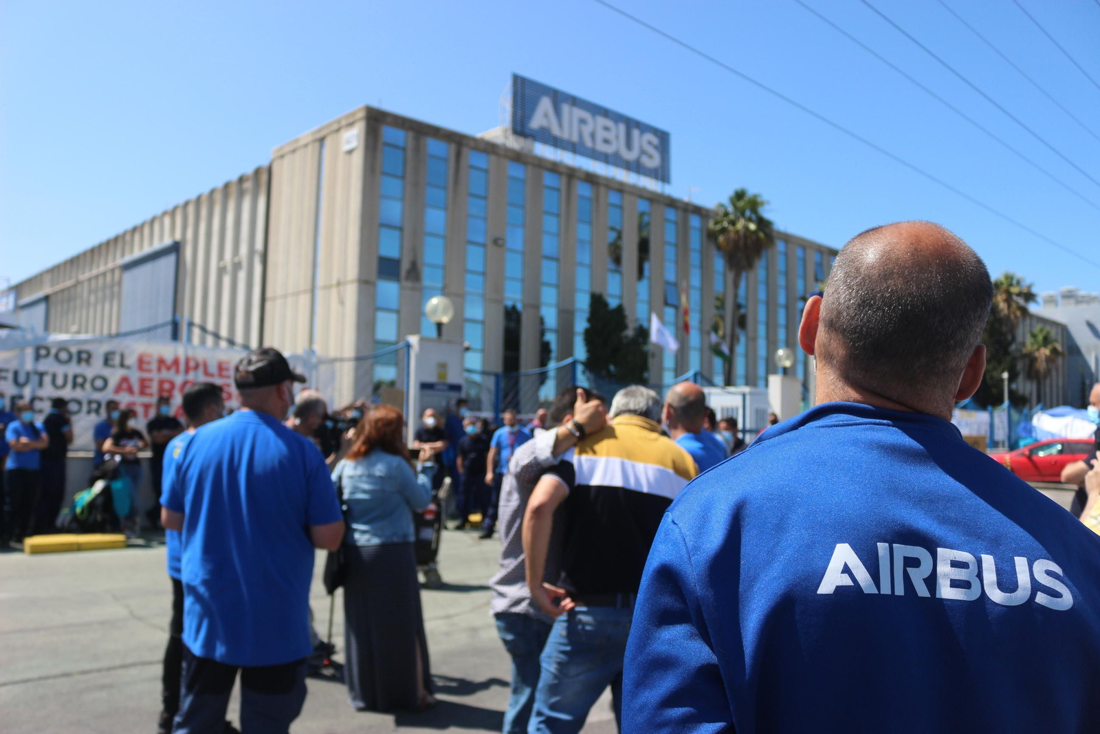 Concentración en Airbus Puerto Real
