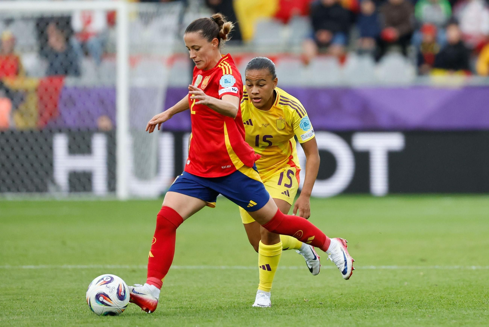 Las fotos de la goleada de España sobre Bélgica en la Eurocopa femenina