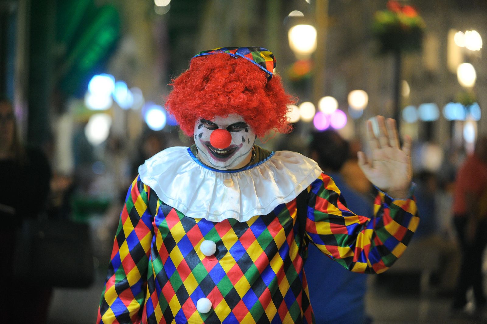 La noche de Halloween en el centro de Málaga