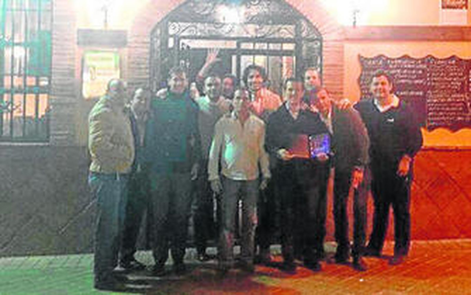 Los participantes en el encuentro.