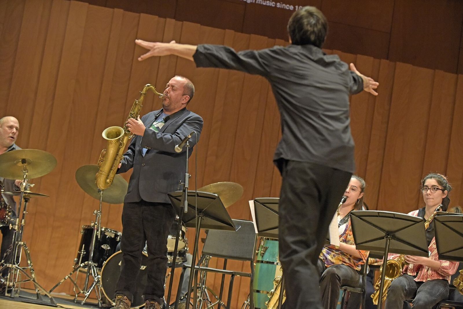 Toni Vaquer dirige el Liceu Gran Ensemble.