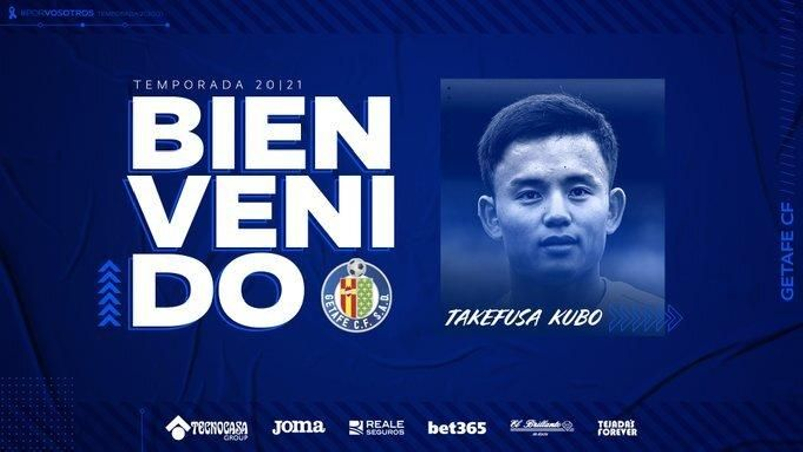 El Getafe da la bienvenida a Takefusa Kubo