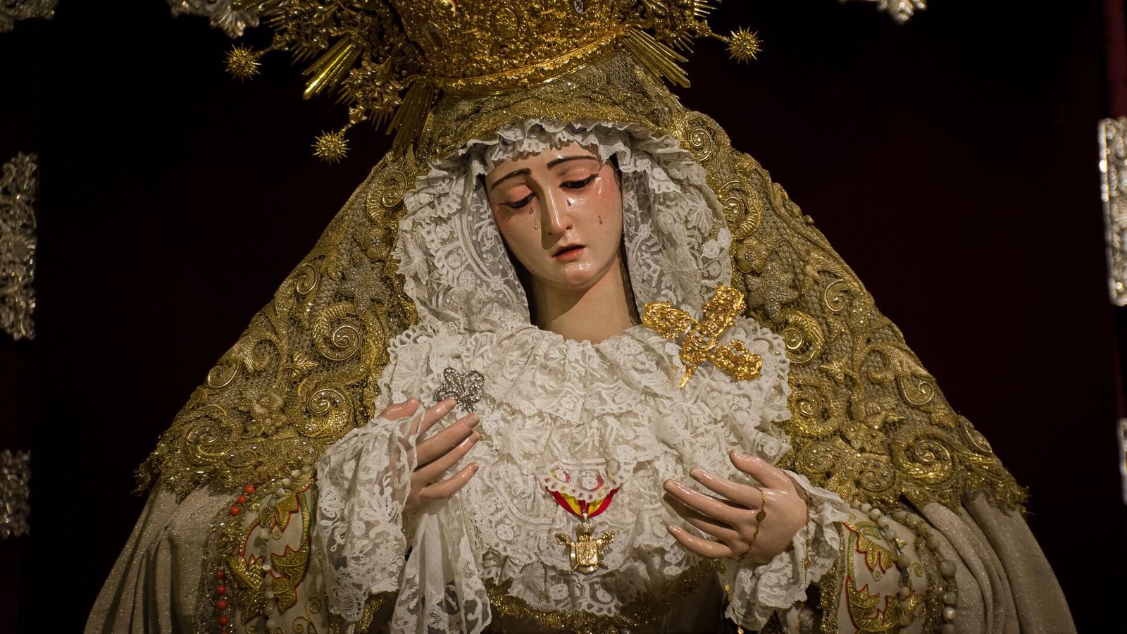 La siempre exquisita Virgen del Rosario