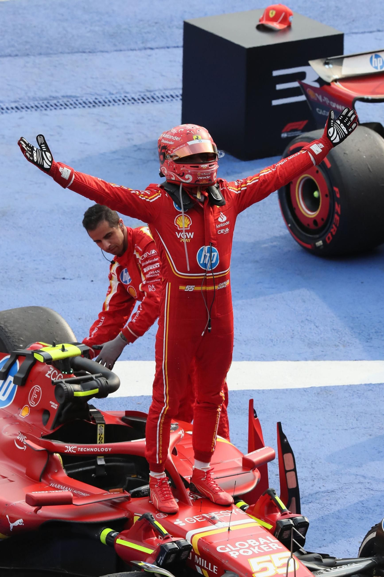 Las fotos del triunfo de Carlos Sainz en México