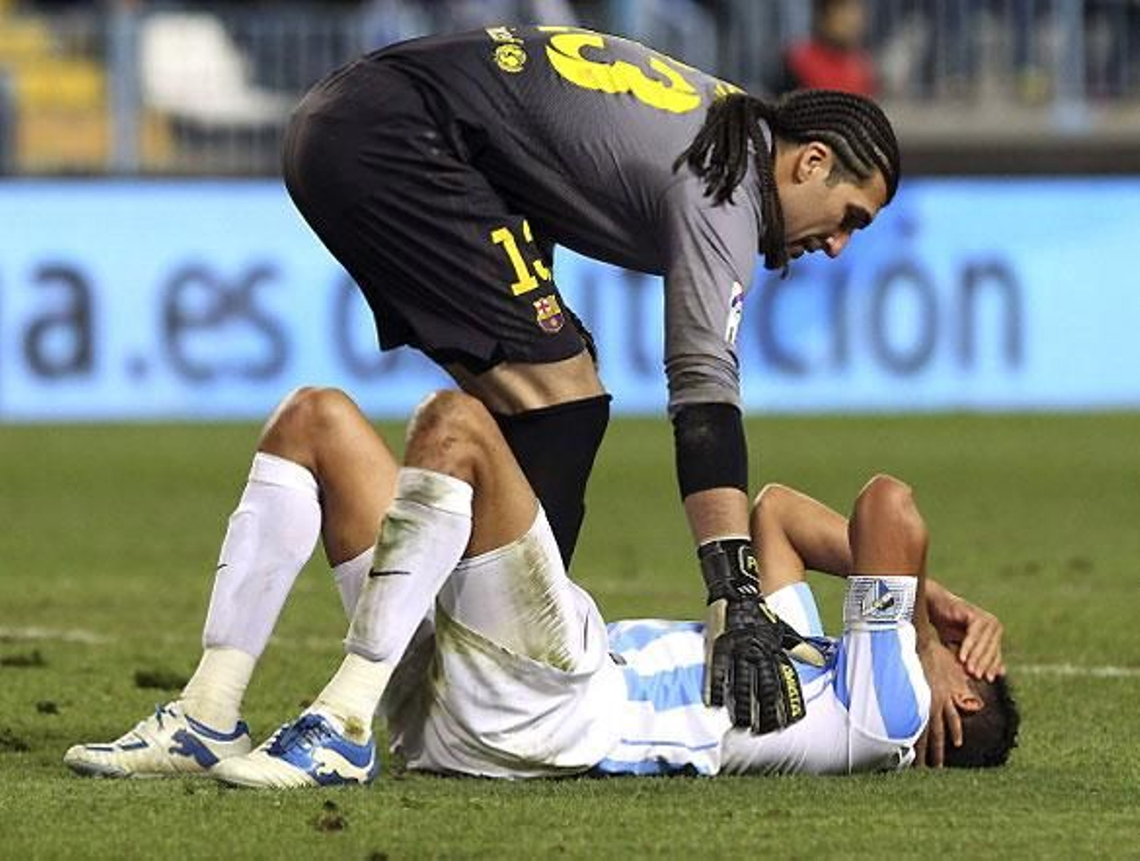 Las imágenes del Málaga-Barcelona