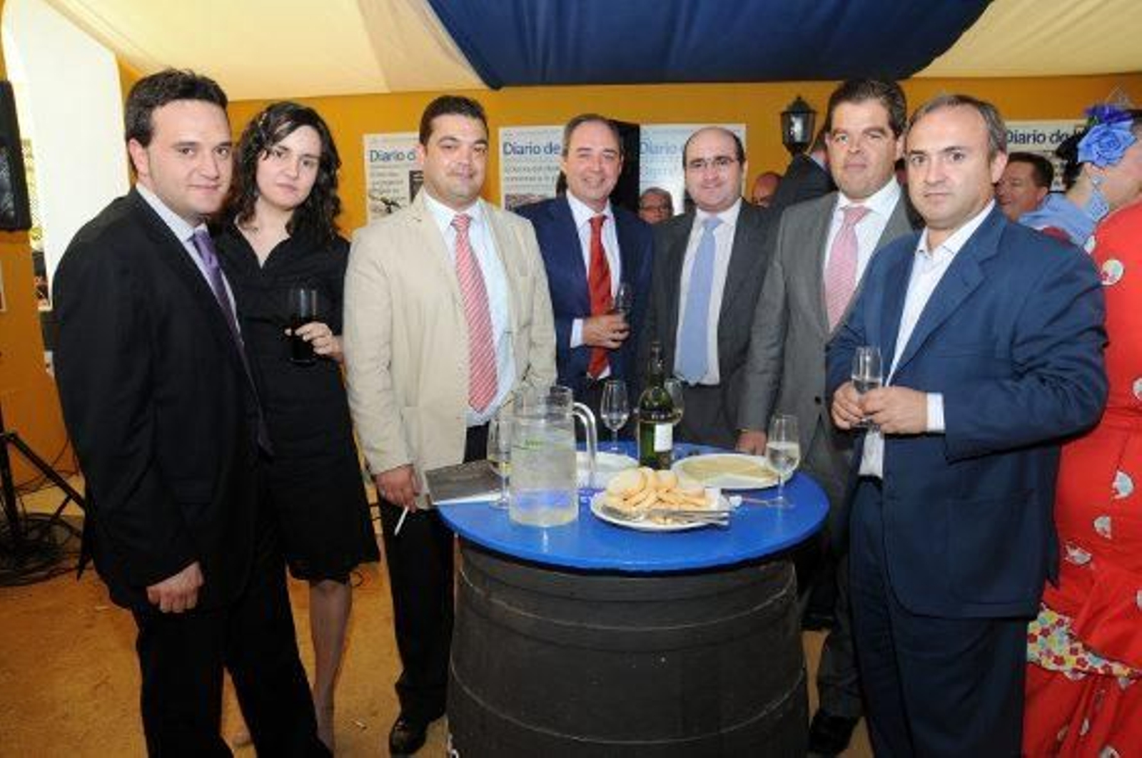 Pedro Manzaneda, Rosa María Martínez, Miguel Navarro, José Ferradans, José Manuel Uceda, Daniel Carrasco y Óscar Sordo.

Foto: Manuel Aranda