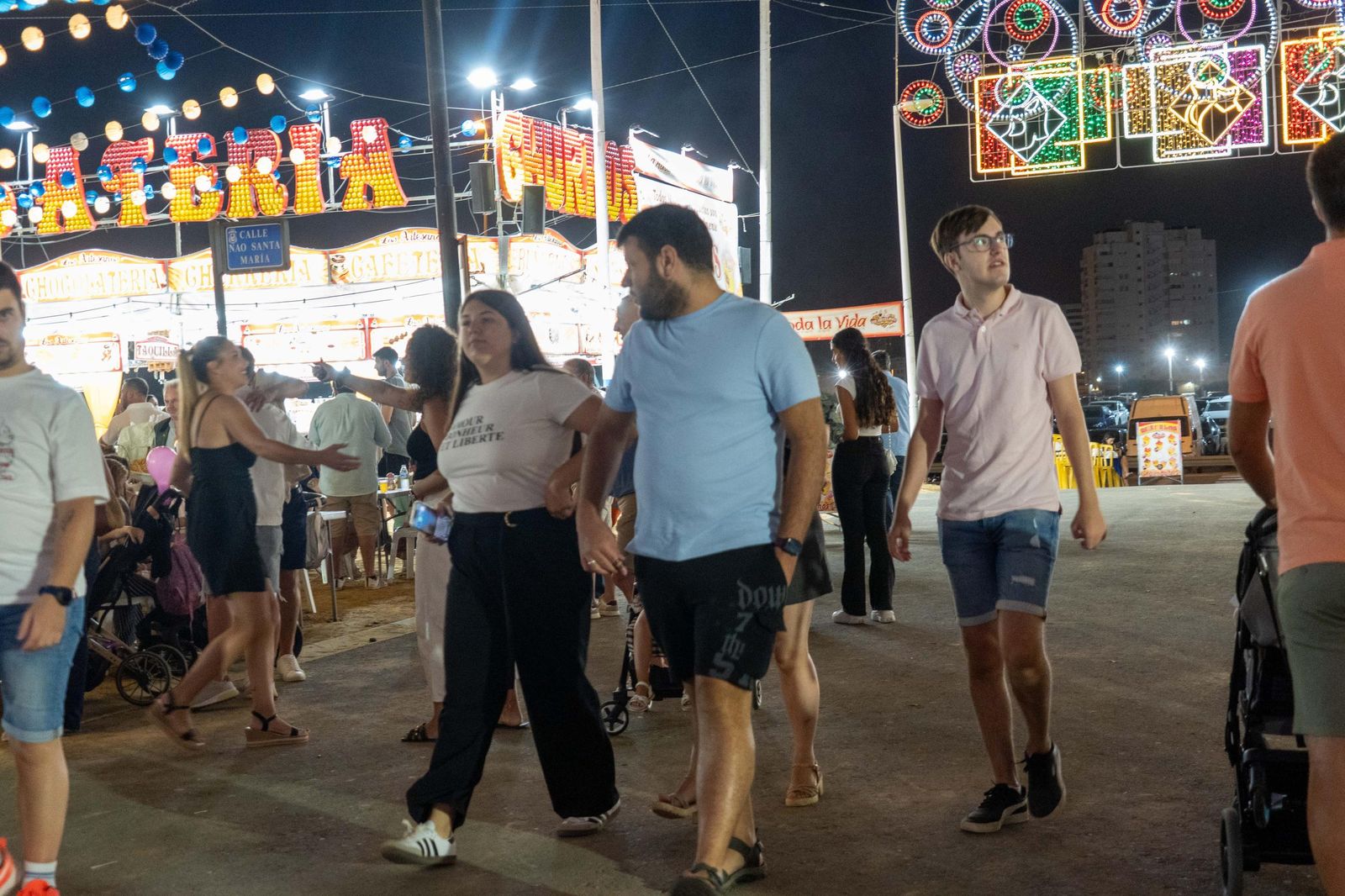 Colombinas 2025: Imágenes del ambiente el viernes 1 de agosto en las Fiestas Colombinas