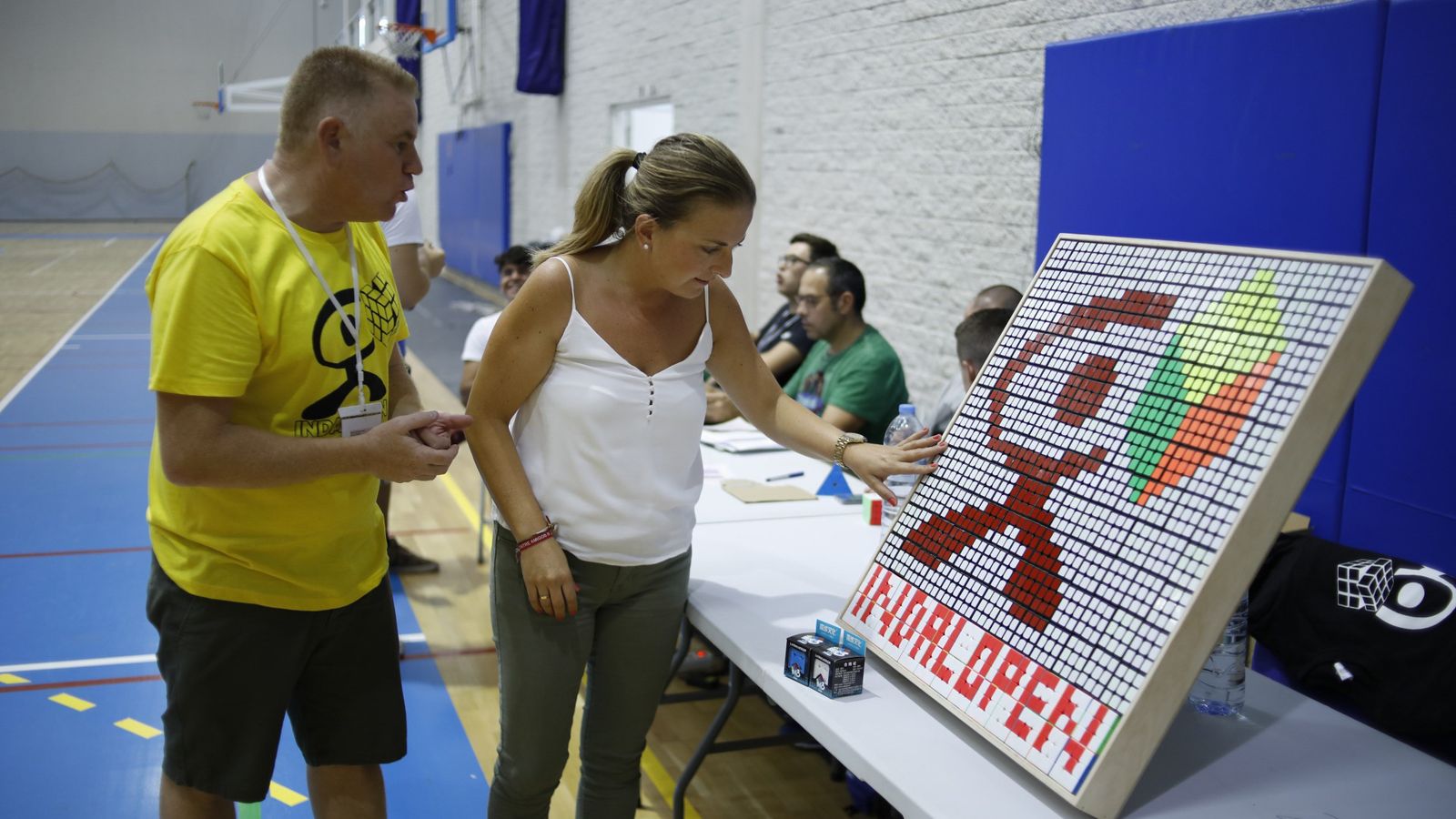 La diputada de Deportes en una actividad de Juventud.