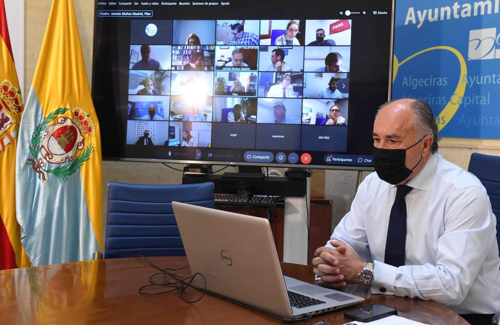 José Ignacio Landaluce, durante las juntas generales.