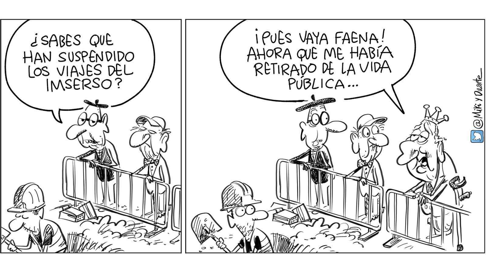 El Rey Juan Carlos se jubila