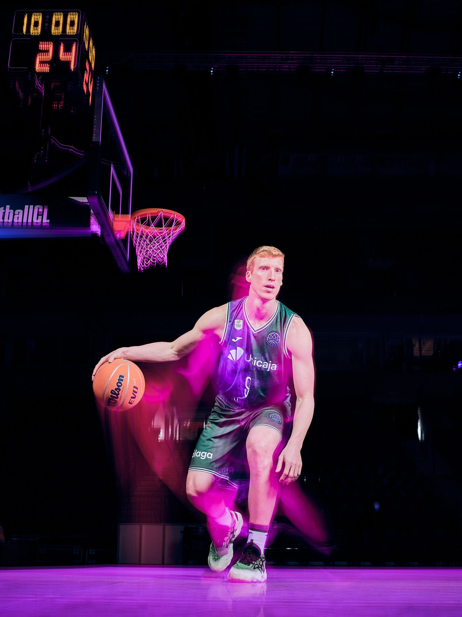 Las futuristas imágenes del Unicaja en el Belgrado Arena