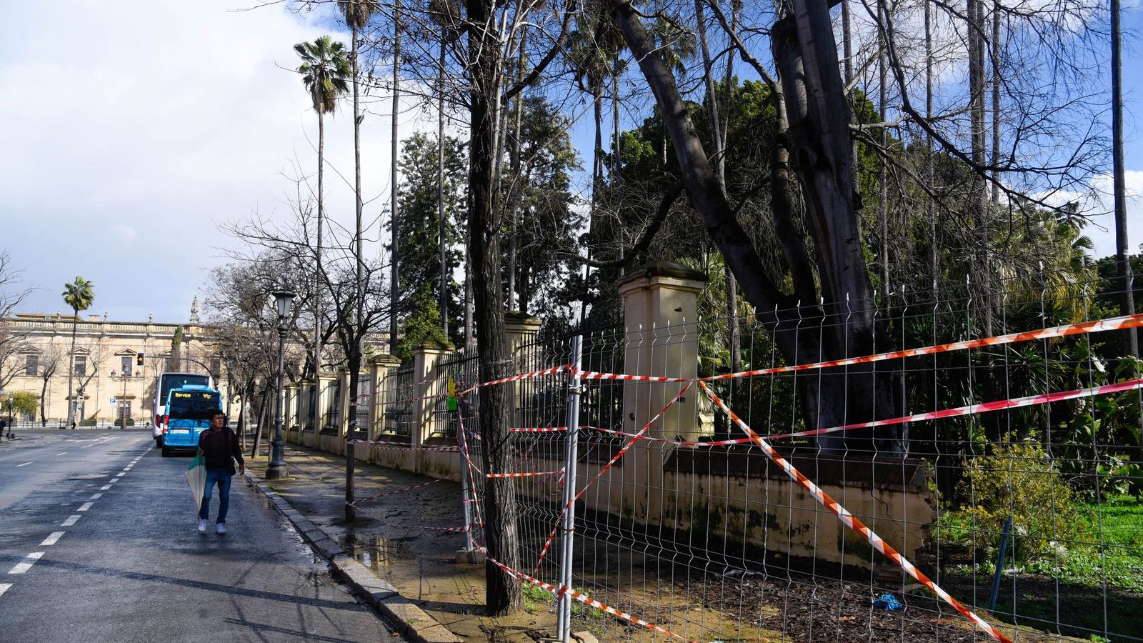 Los muretes y cerramientos también serán intervenidos