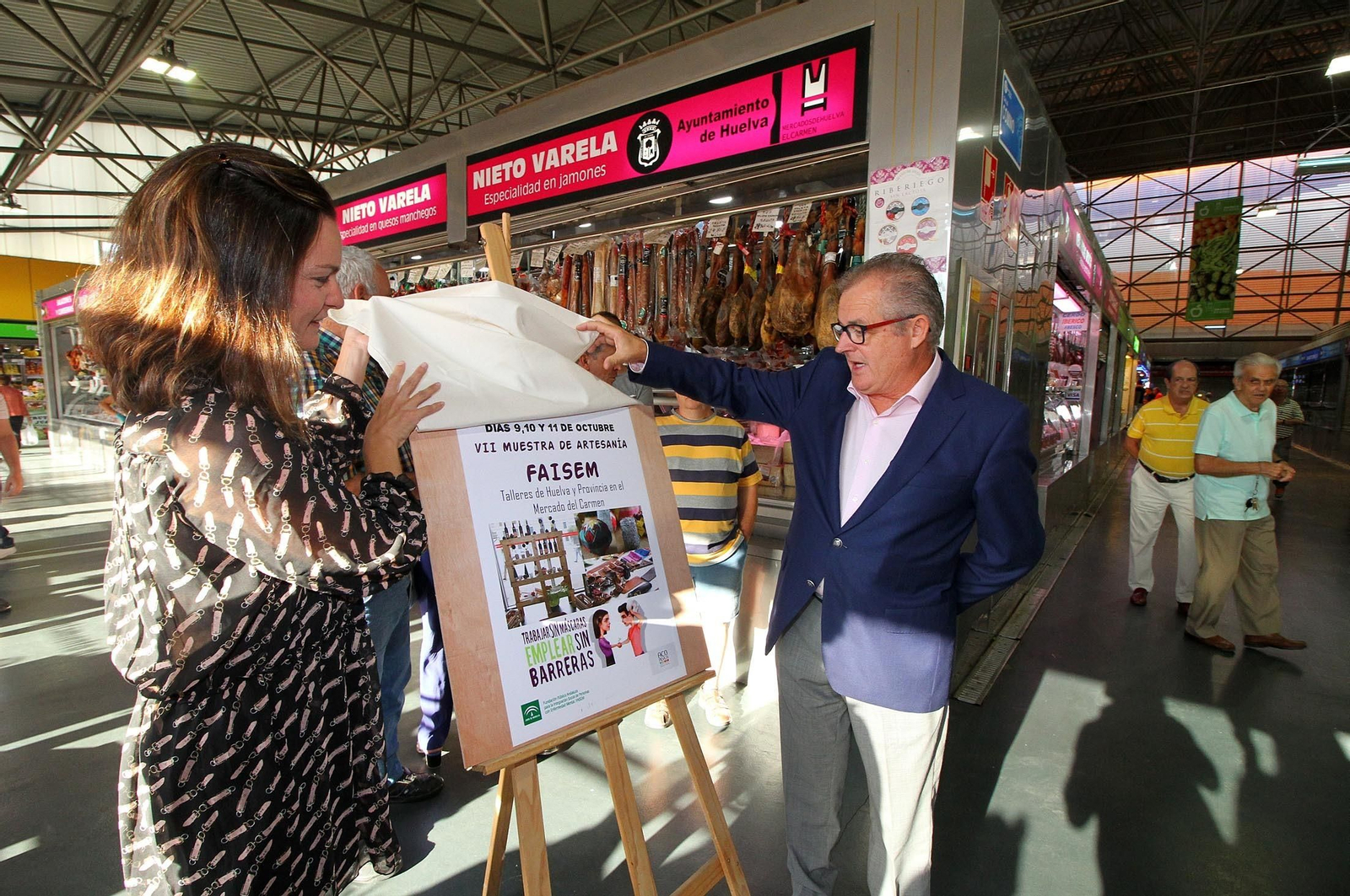 Imágenes de la VII Muestra de Artesanía FAISEM en el Mercado del Carmen.