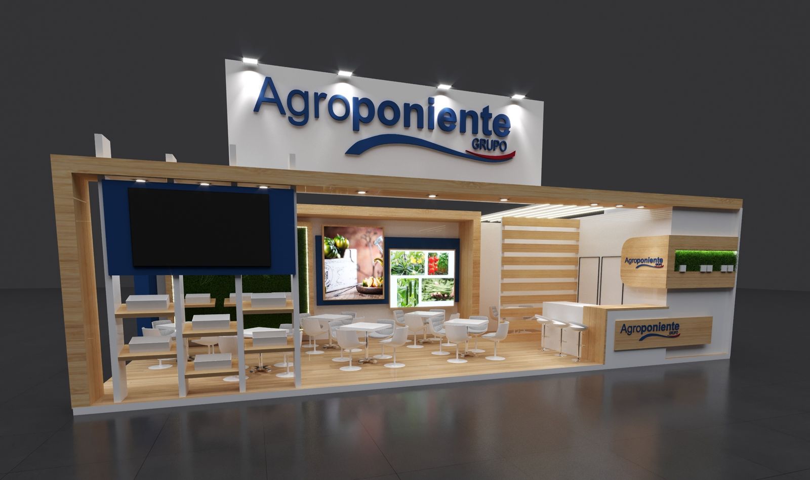 Stand de Agroponiente en Fruit Logística.