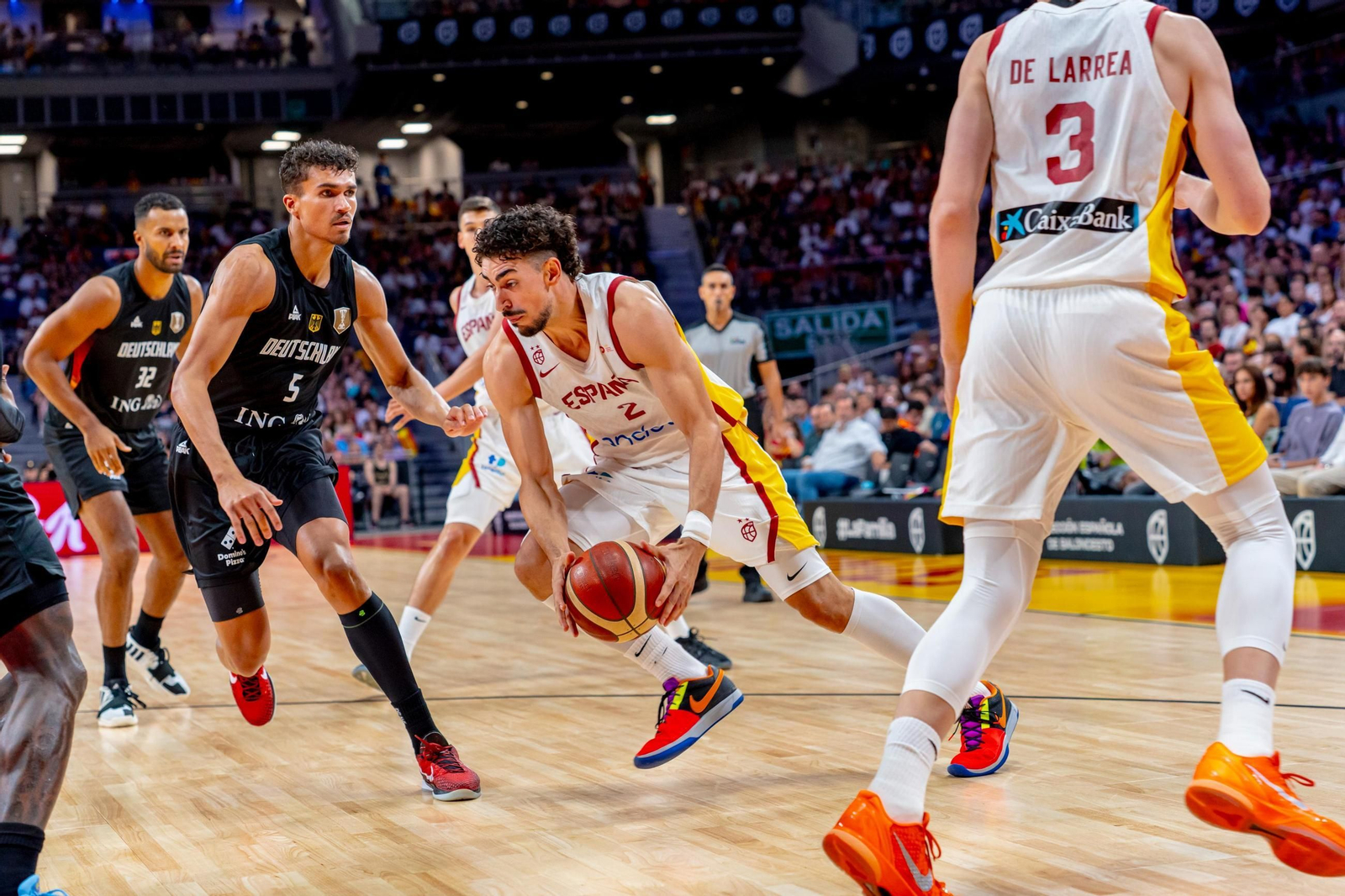 Las mejores fotos del España-Alemania de baloncesto