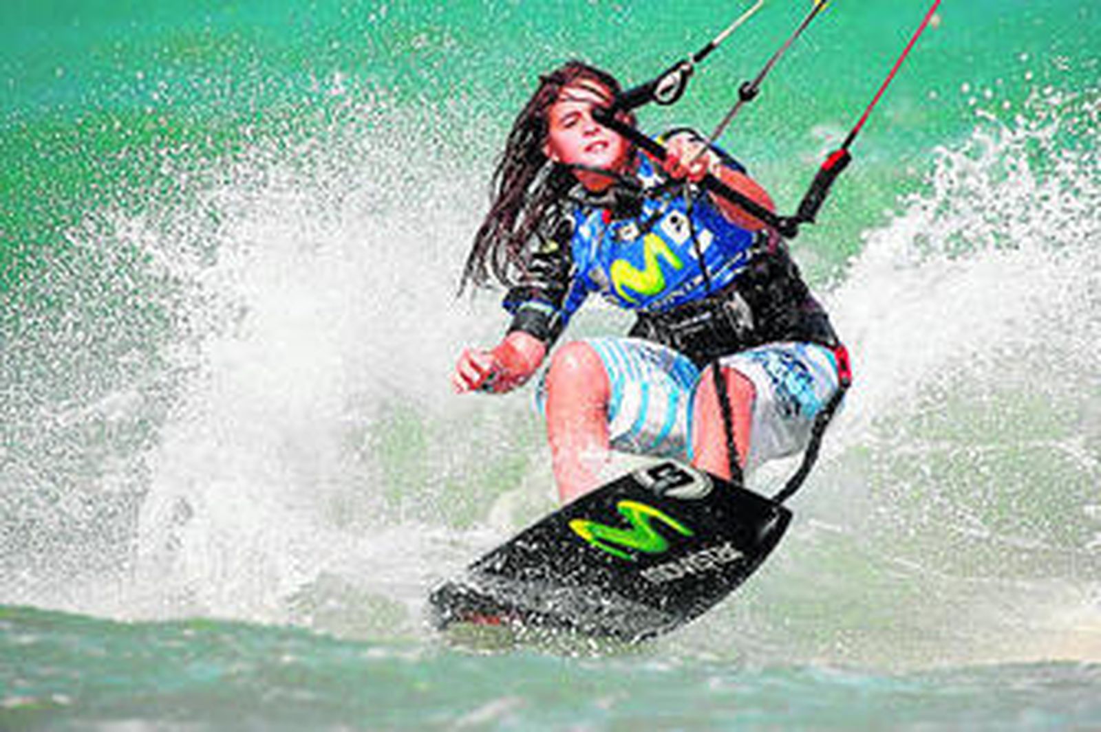 Gisela Pulido, durante una prueba de esta temporada.