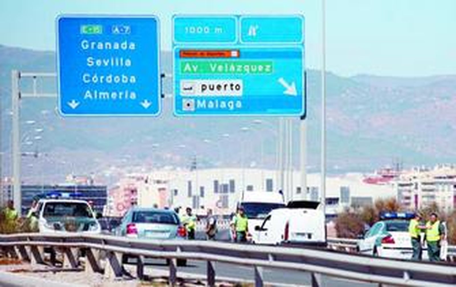 Punto de la A-7 donde fue desactivado uno de los artefactos de ETA.