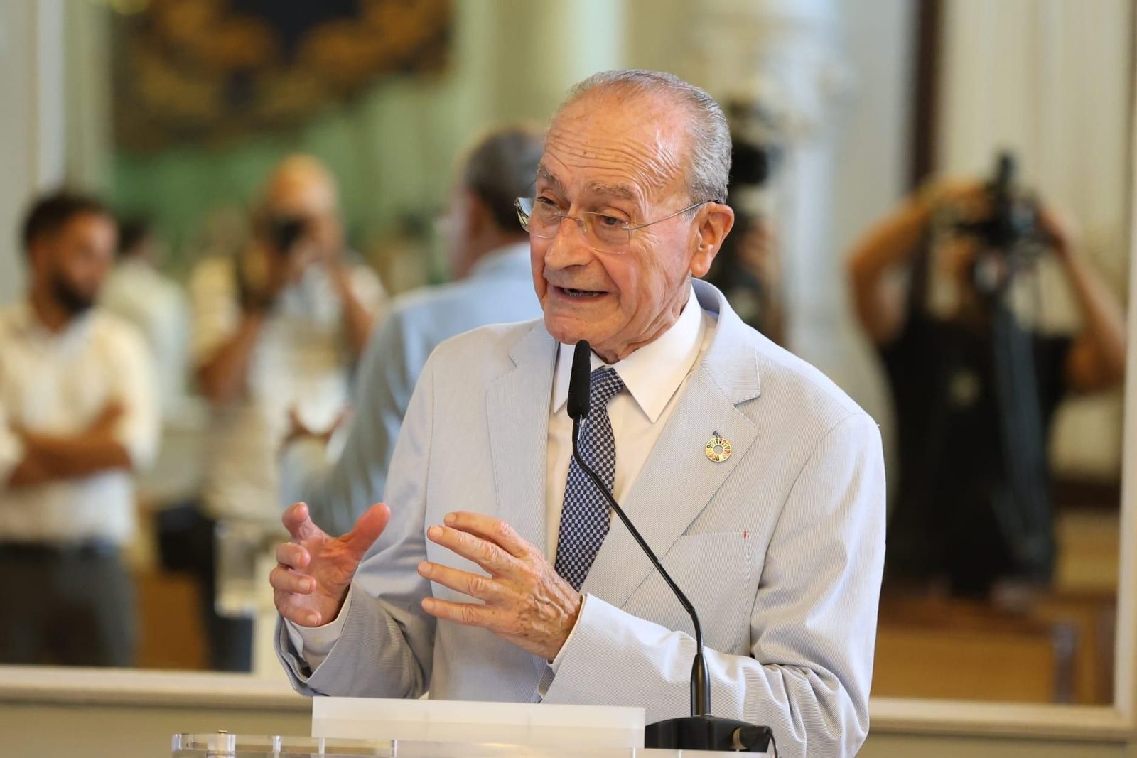 Francisco de la Torre, alcalde de Málaga, este viernes 13 de septiembre Francisco de la Torre, alcalde de Málaga, este viernes 13 de septiembre