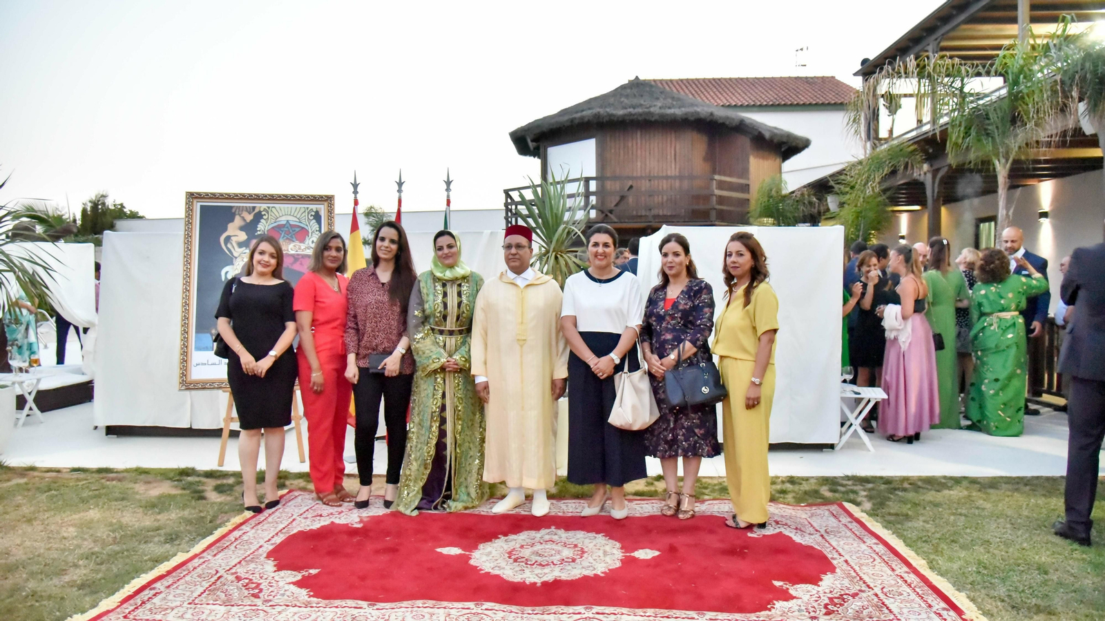 Recepcion del Consul de Marruecos por el 20 Aniversario llegada al trono Mohamed VI