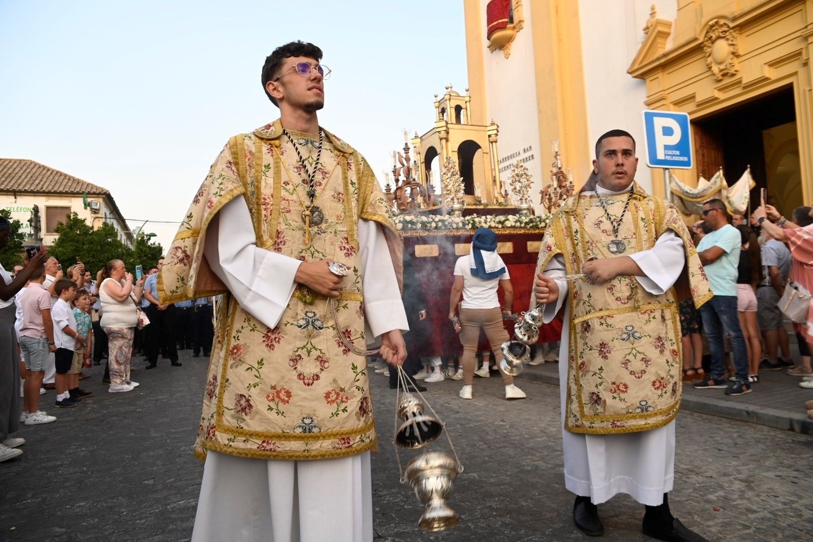 La procesión del Corpus Christi en Cañero, en imágenes