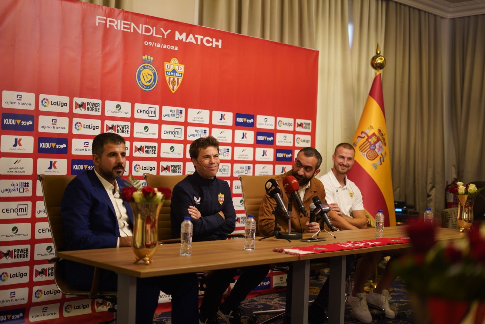 El primer día del Almería en Riad, en imágenes