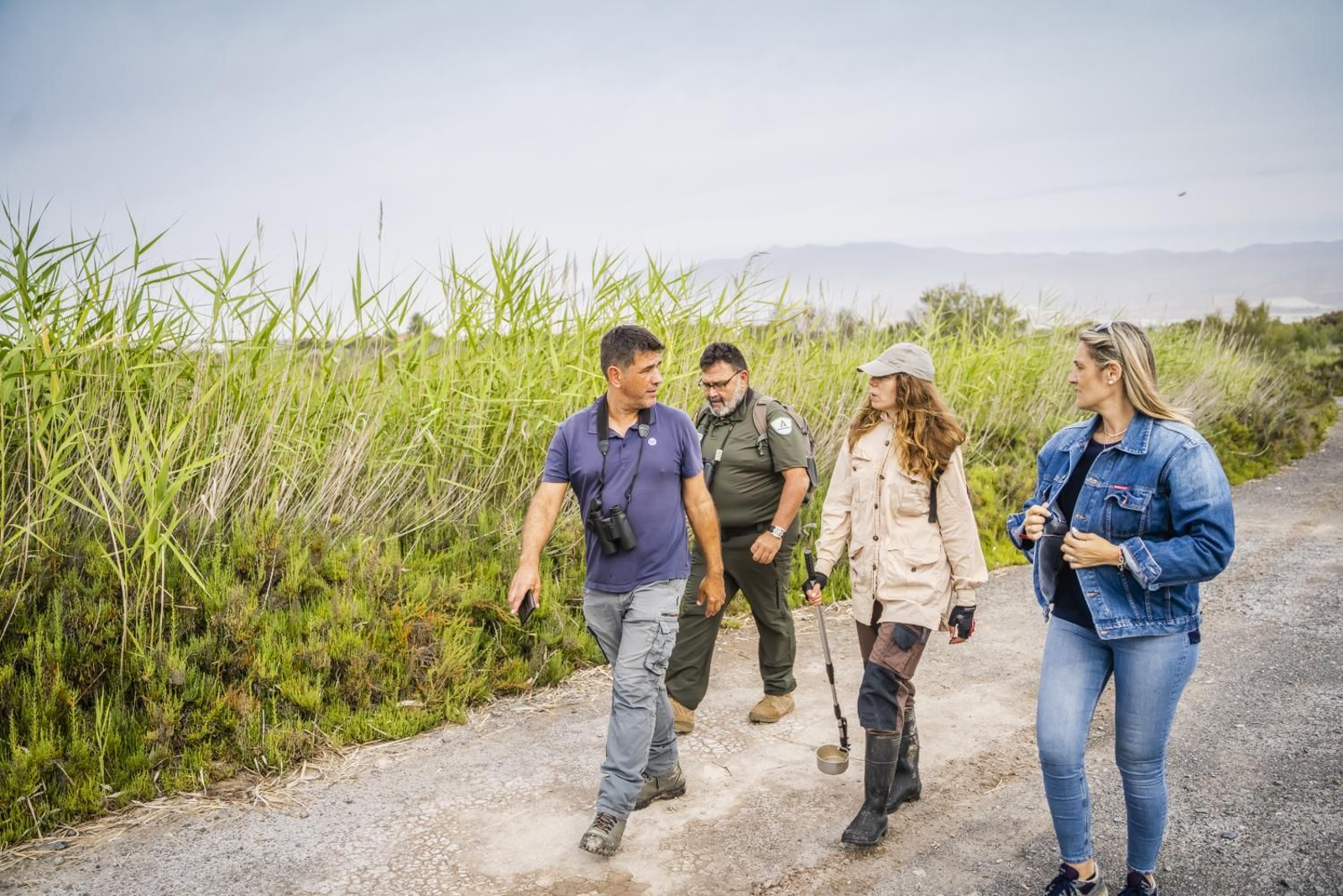 Visita a un paraje de la Ribera de la Algaida.