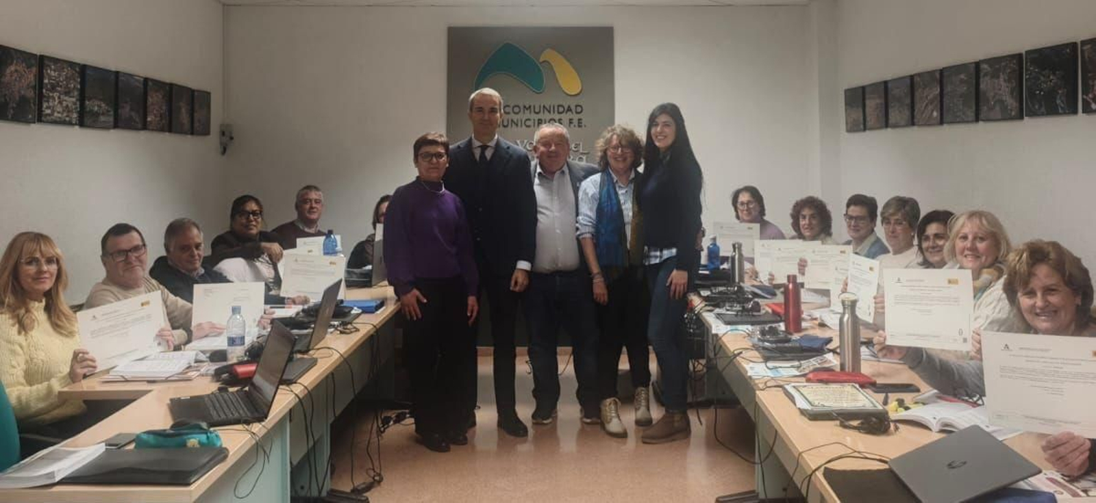 Reunión de los responsables de la comarca.