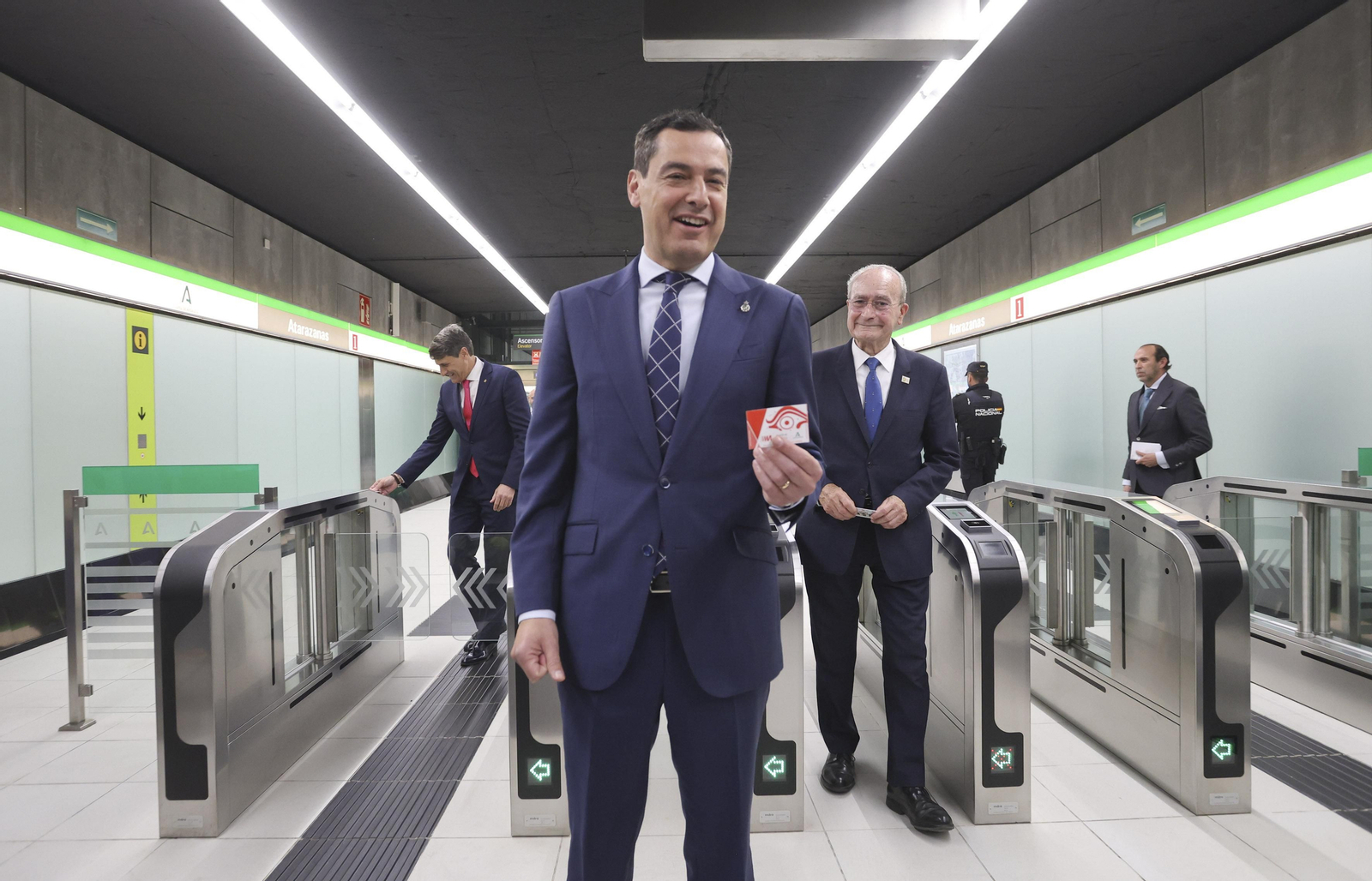 Las fotos de la inauguración del Metro al centro de Málaga
