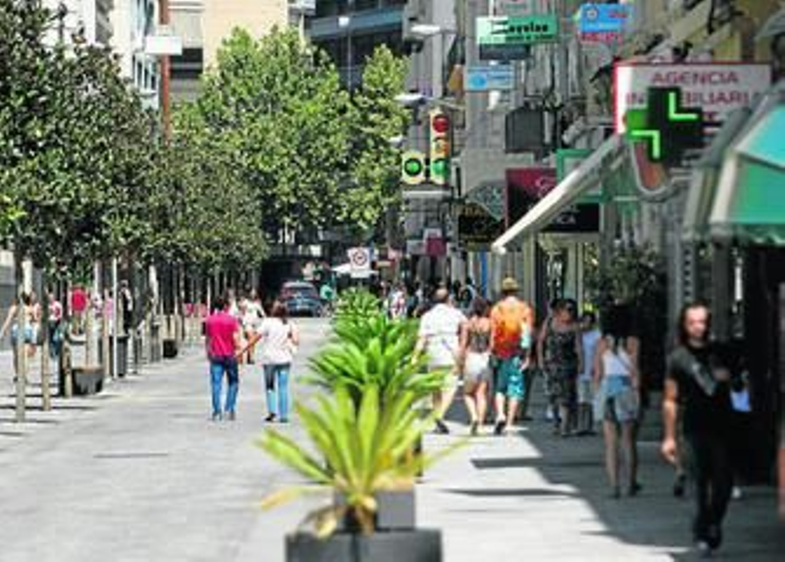 En la imagen, vista de la calle Cruz Conde.