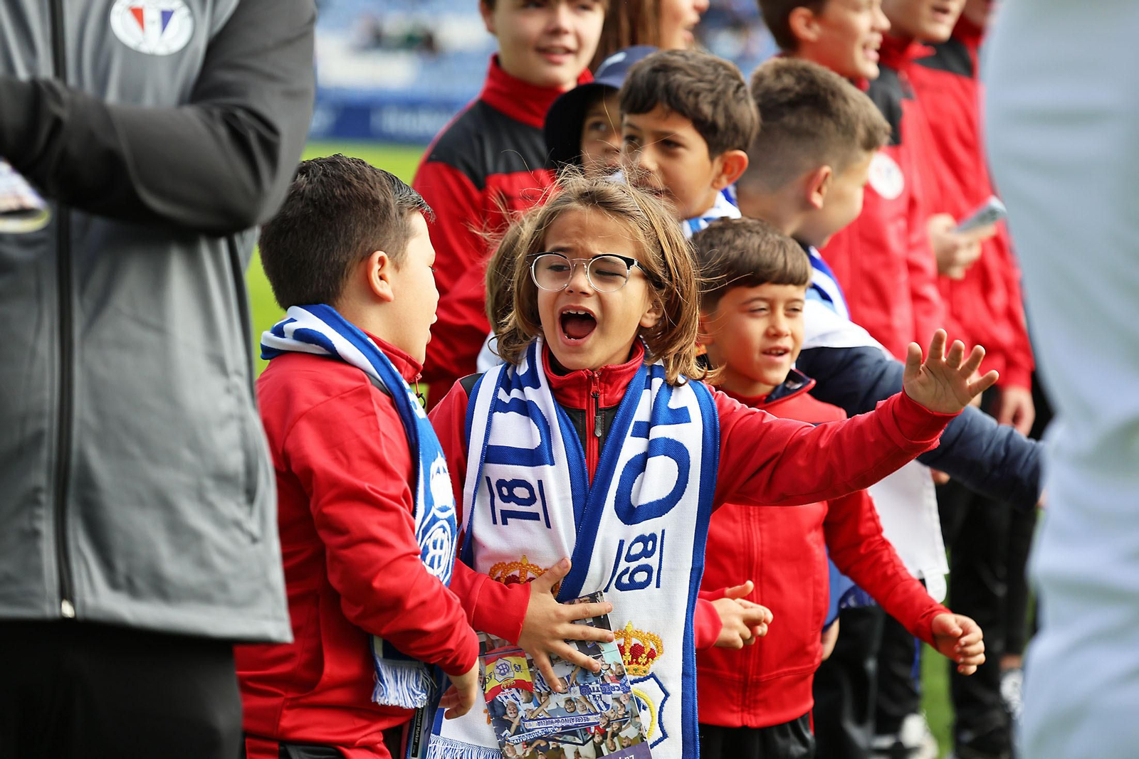 Ambiente en las gradas del Recreativo de Huelva vs AD Ceuta FC