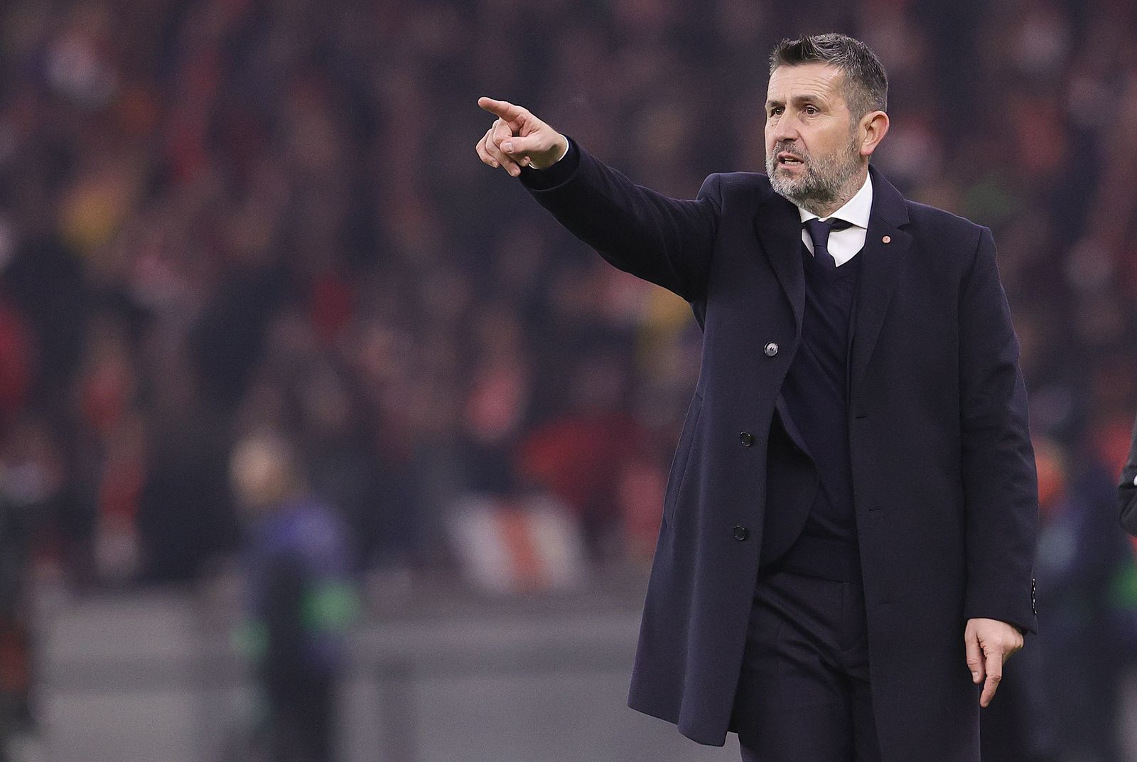 Nenad Bjelica, durante un partido con el Union Berlin