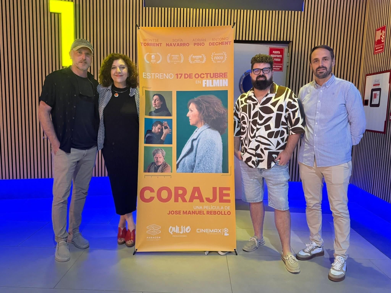 Estreno de 'Coraje'.