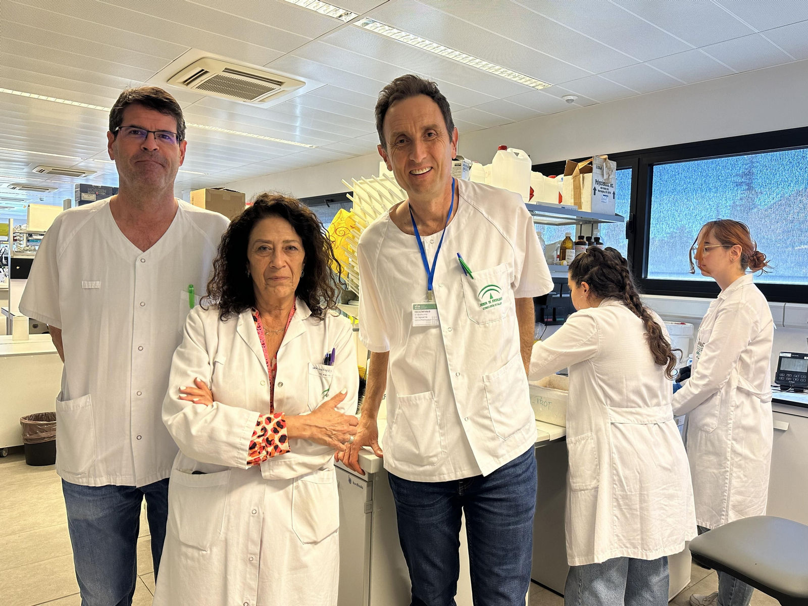 Investigadores del Imibic que participan en la campaña. Investigadores del Imibic que participan en la campaña.