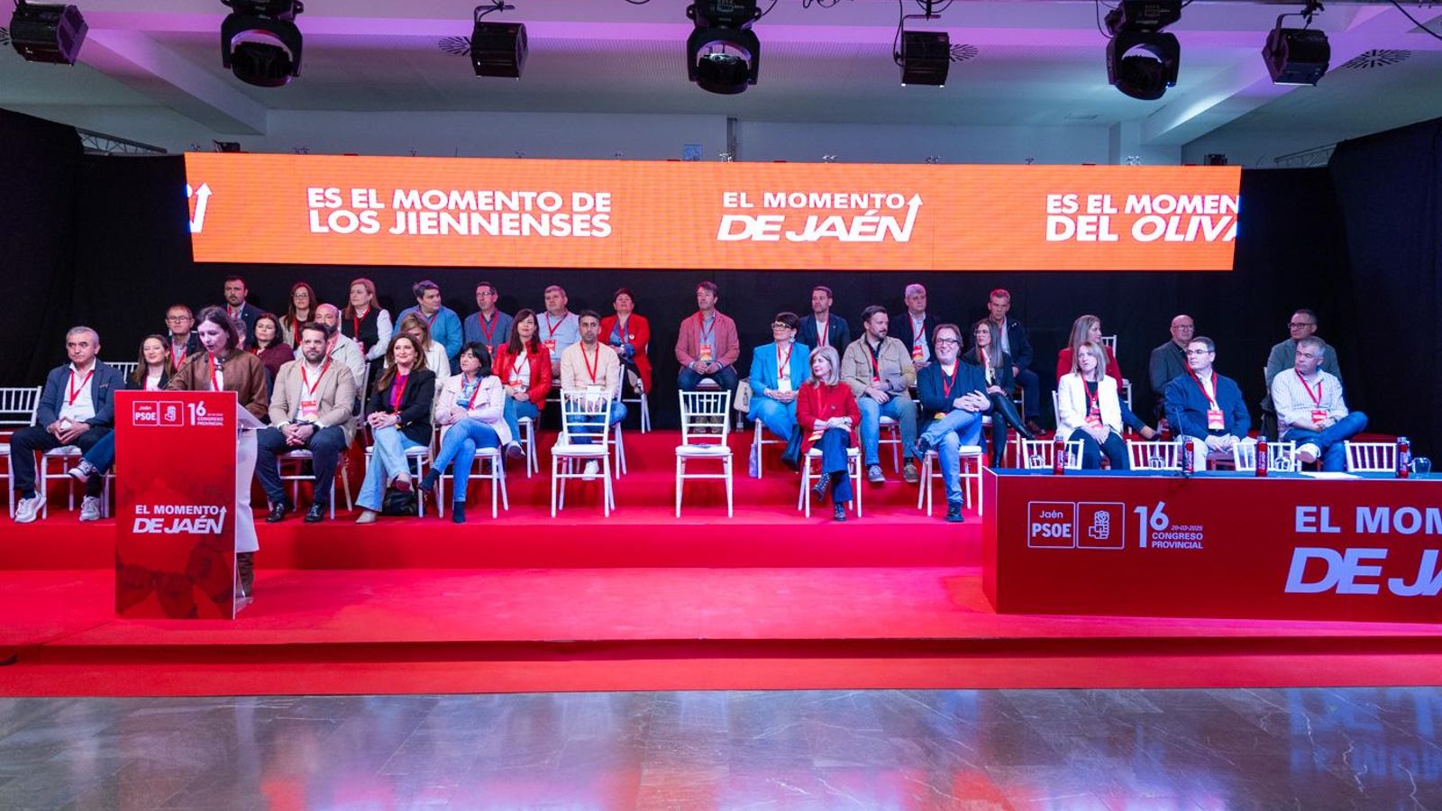 Inauguración del 16º Congreso Provincial del PSOE de Jaén
