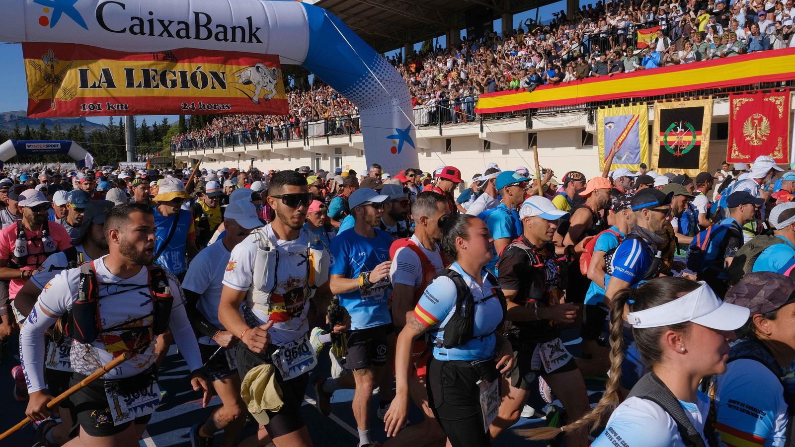 Salida de los marchadores