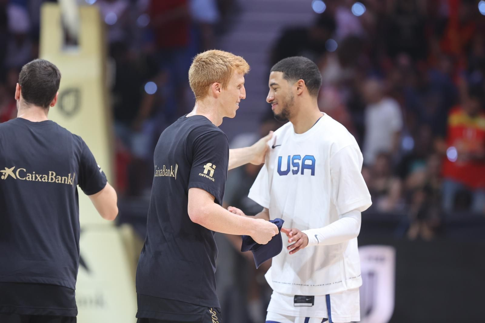 Las imágenes del España-Estados Unidos en el Martín Carpena