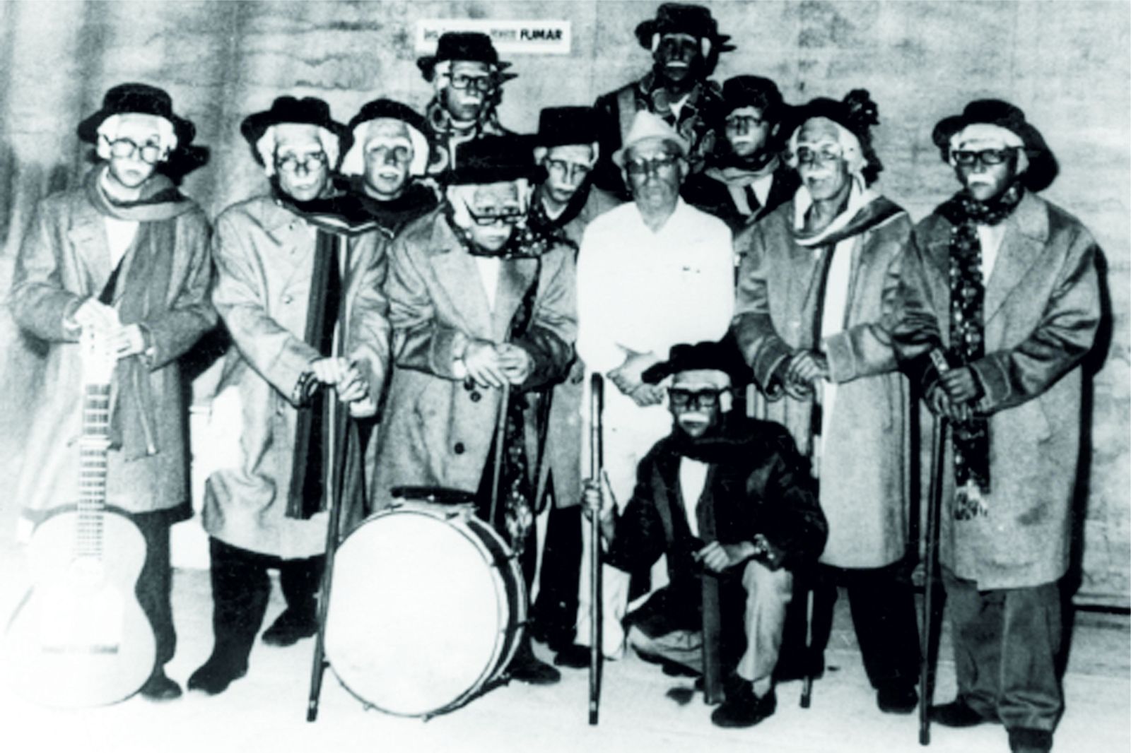 La chirigota de Paco Alba 'Los abuelitos chirigoteros', del año 1974.