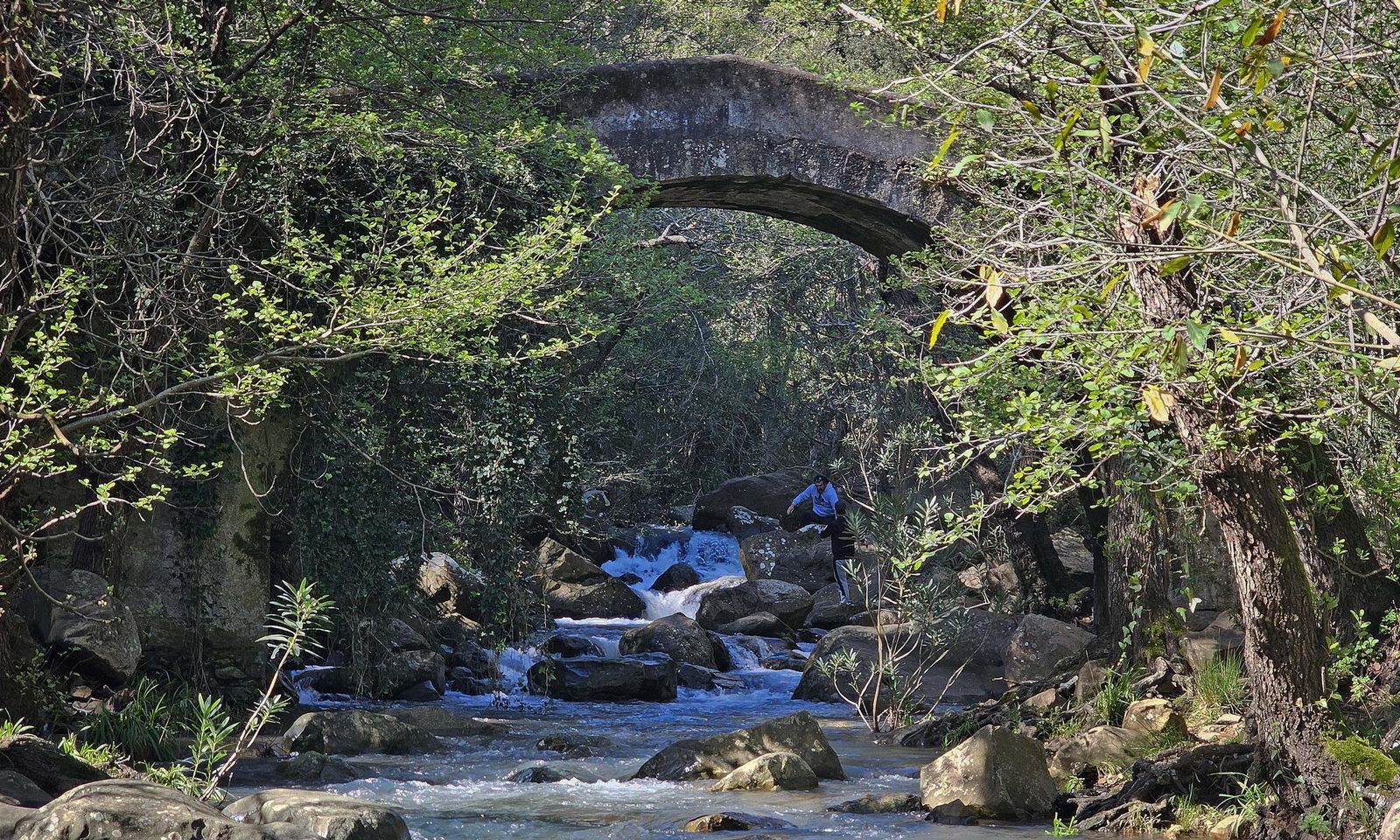 Fotos del río de la Miel tras las borrascas de marzo