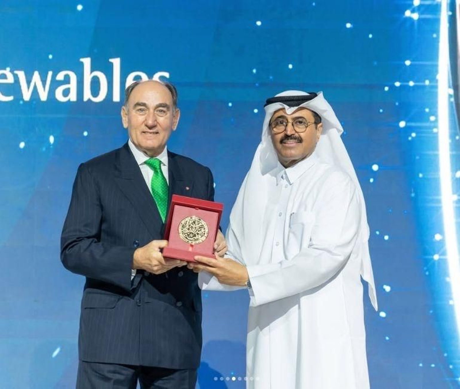 Ignacio Galán recoge su Premio Internacional de Energía 2025.