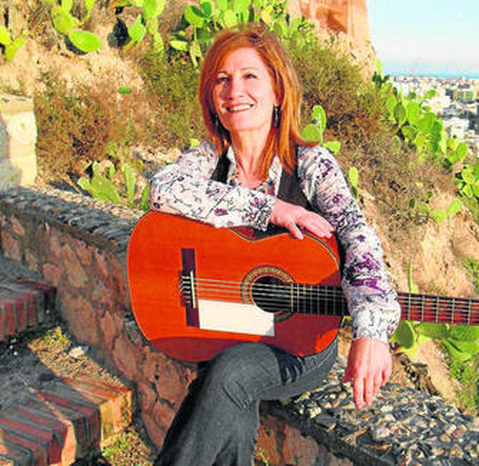 Sensi Falán cerca de la Alcazaba.