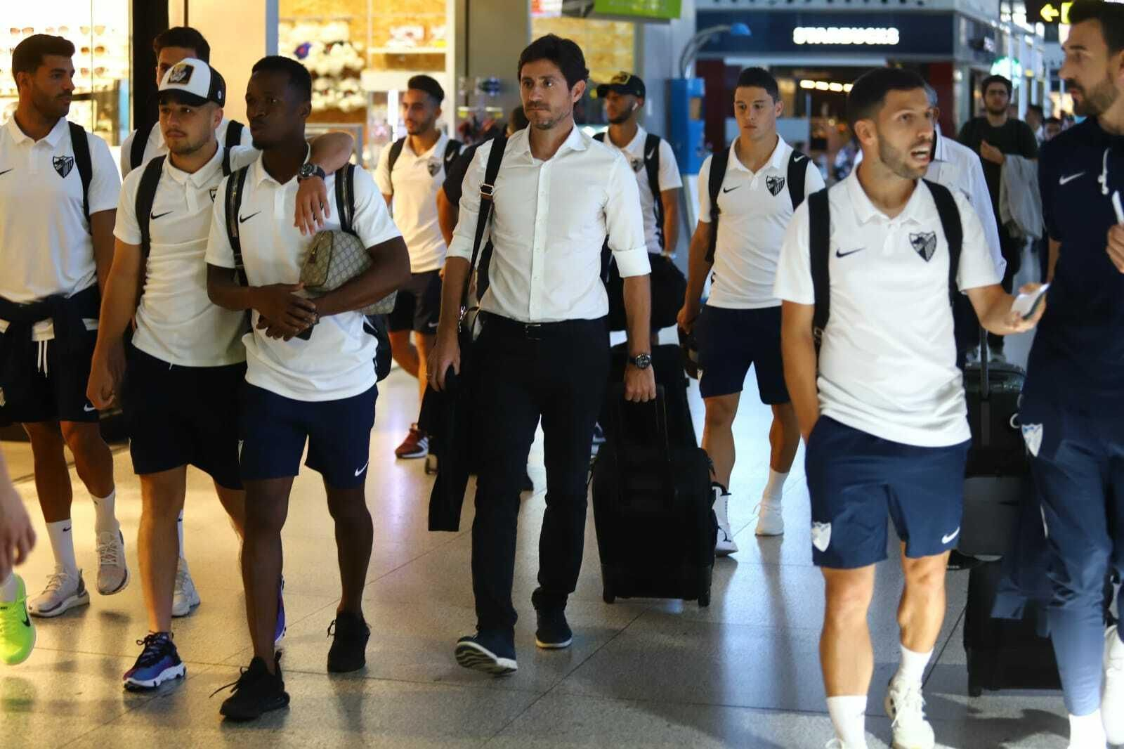 La expedición del Málaga hacia La Coruña. La expedición del Málaga hacia La Coruña.
