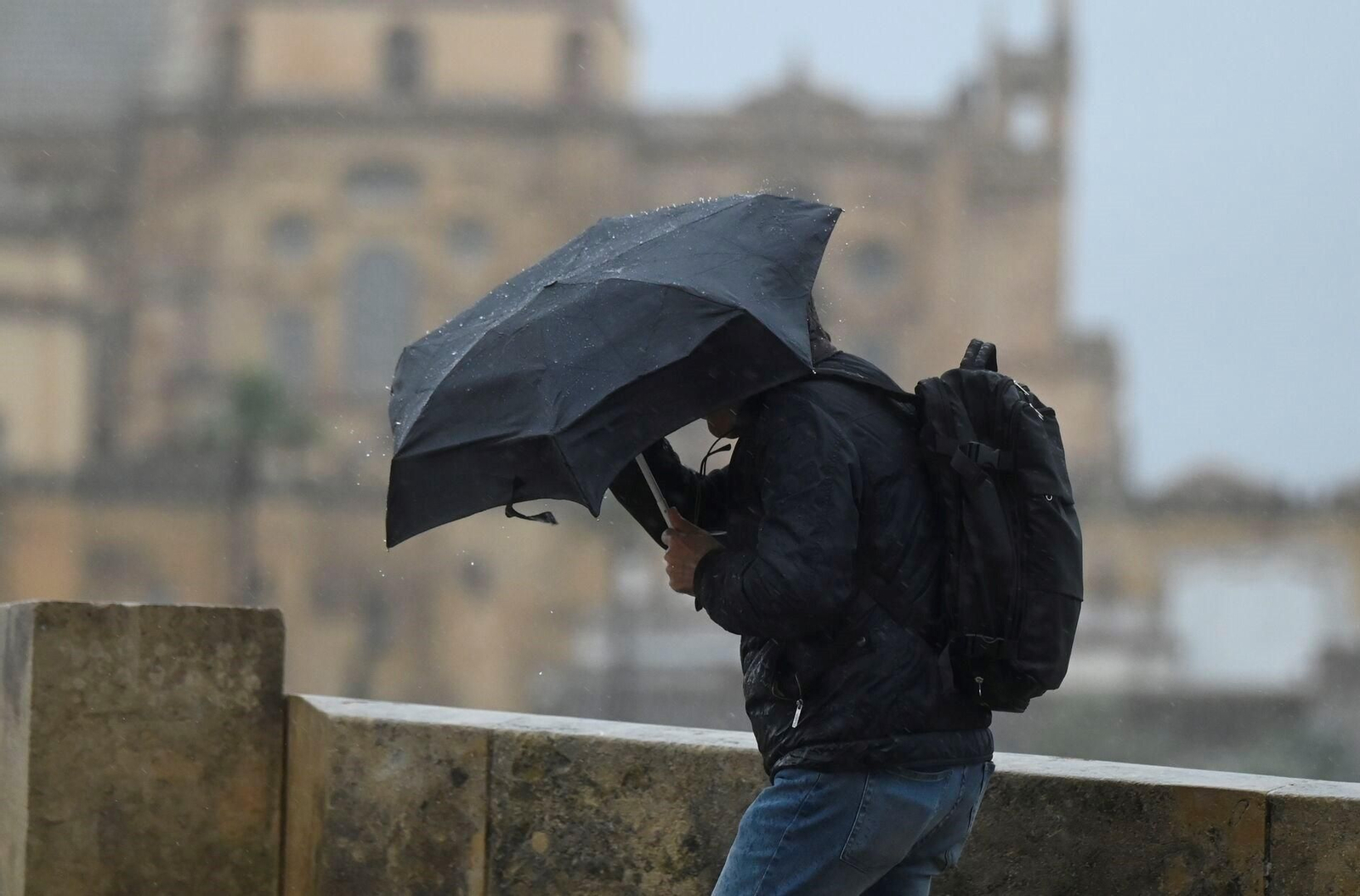 El paso de la borrasca Claudia por Córdoba en imágenes