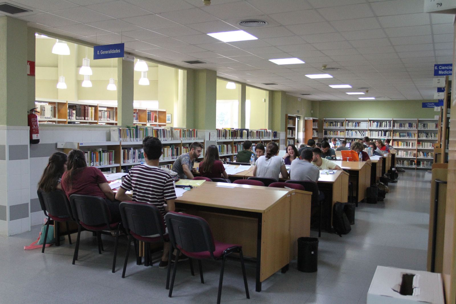 Biblioteca del Campus del Carmen de la Universidad de Huelva.