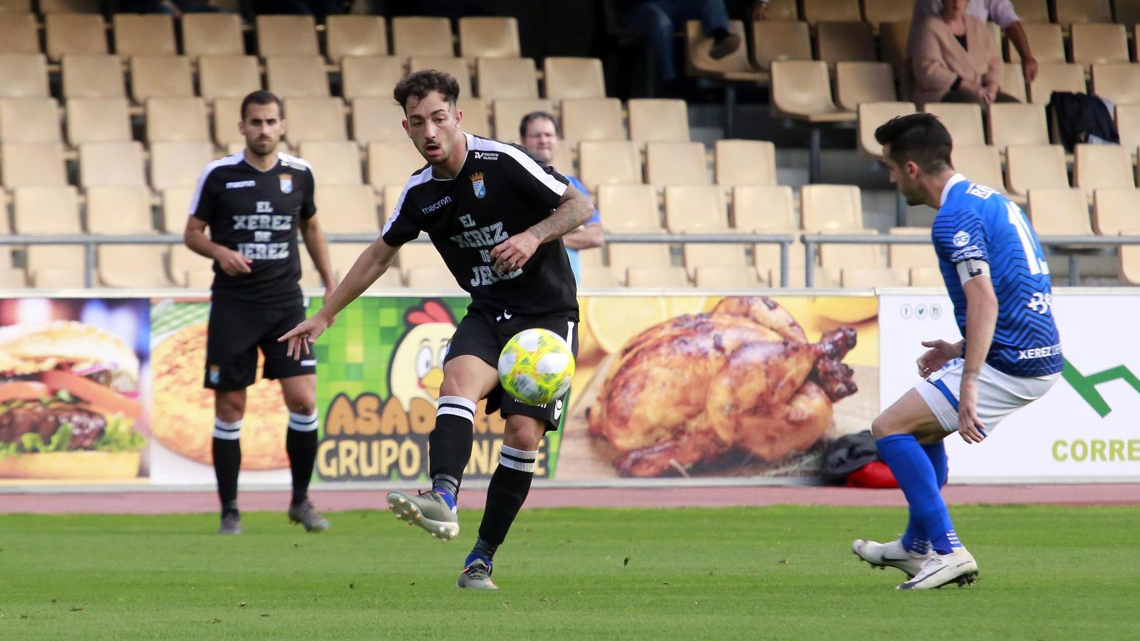 Ángel, uno de los pocos 'supervivientes' en la plantilla del Xerez CD con respecto a la pasada temporada.