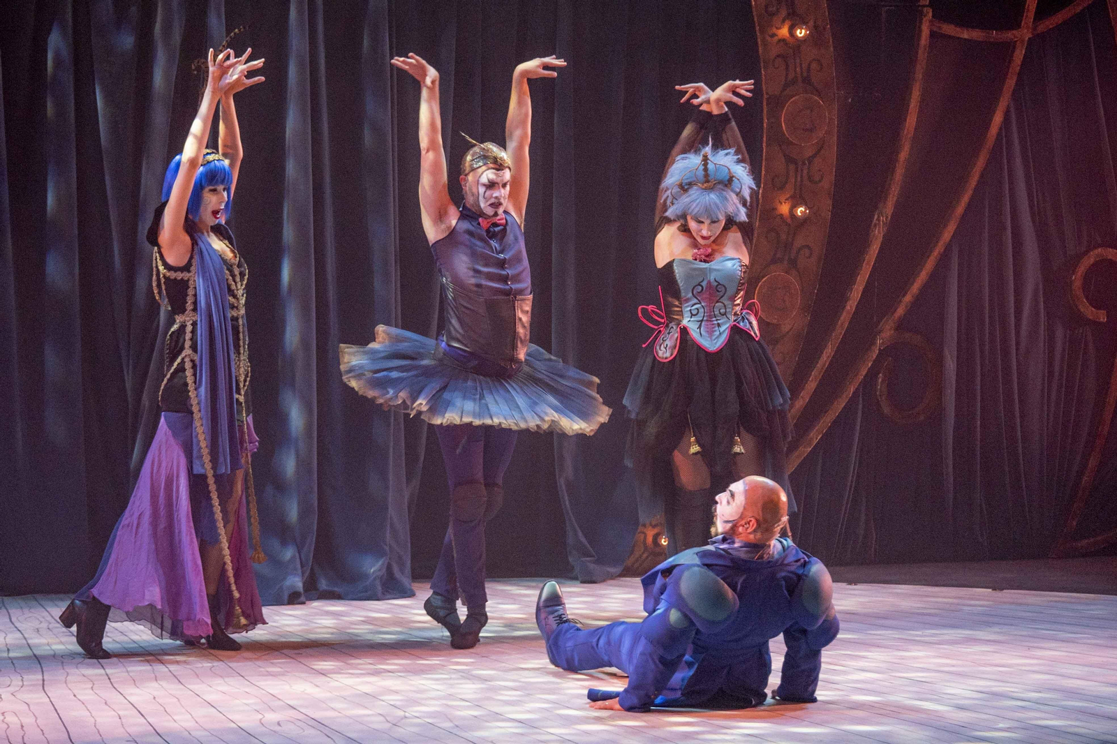 Escena de este gran espectáculo ofrecido en el Auditorio Maestro Padilla.