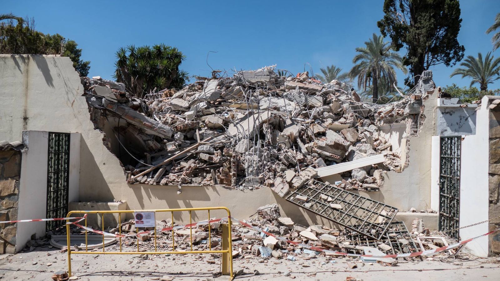 La casa, en la marbellí urbanización de La Pera, quedó reducida a escombros en 2017 tras venderla Pantoja.