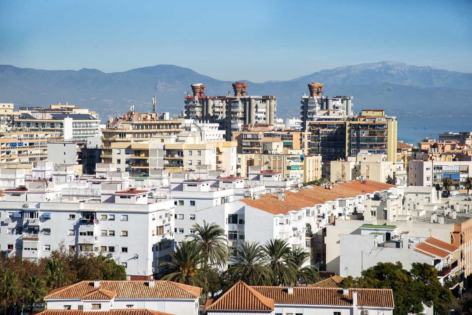 Vista aérea del municipio de Torremolinos.