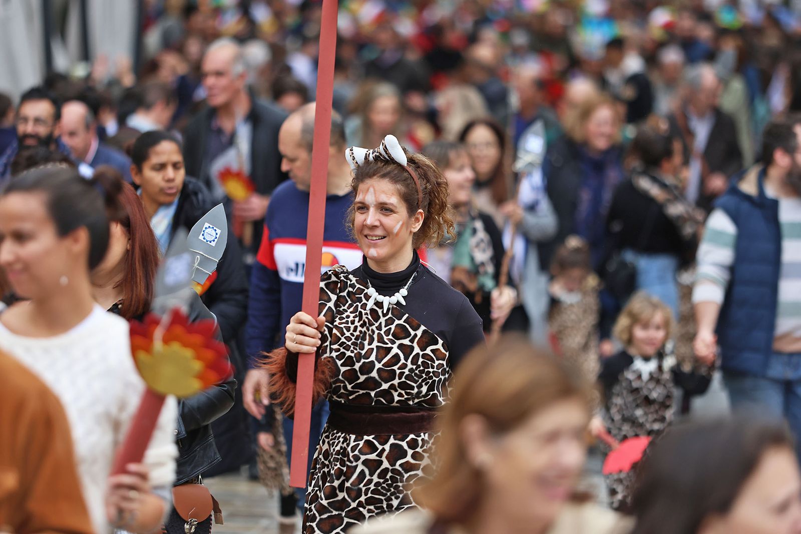 Imágenes del desfile “Un paseo por la historia”  de los niños del colegio Funcadia de Huelva